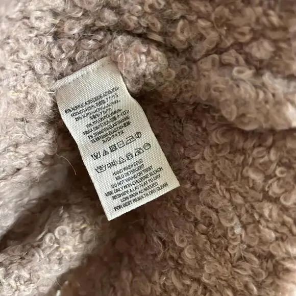 Free People Pink Long Sleeve Button Up Oversized Cardigan Sweater Women's XS - Picture 6 of 6